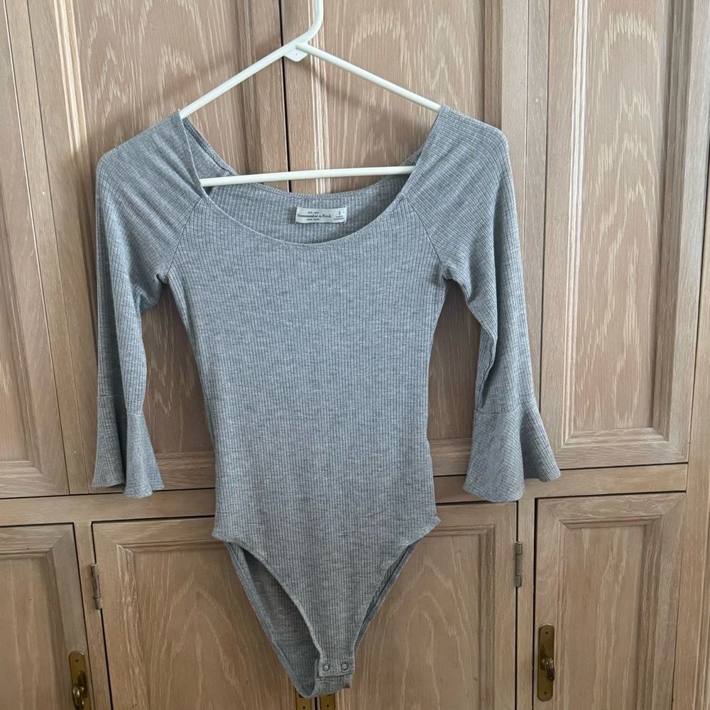 Abercrombie & Fitch Gray Bodysuit